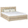 Oak double bed with drawer bleached oak – bedroom, storage, scandi style