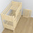 Clear Pine Bunk Bed – Wooden Slatted Frame, Mattress Drawer