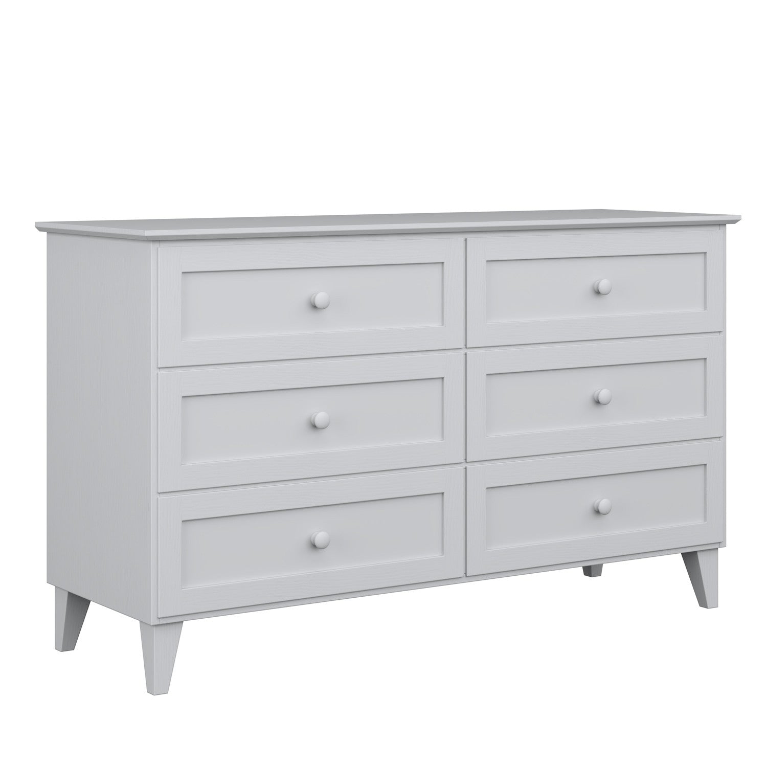 Wooden chest of drawers 6S 154 Scandi grey