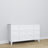 Wooden chest of drawers 6S 154 Scandi white