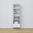 Wooden shelf 1S 57 Scandi white / oak