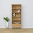 Oak shelf 1S 80 Scandi oak natural