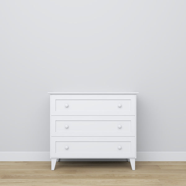 Wooden chest of drawers 3S 105 Scandi RAL/NCS