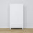 Wooden wardrobe 2D1S Scandi white