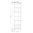 Oak shelf 1S 57 Scandi oak natural / black