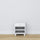 Wooden bedside table 1S N02 Scandi RAL/NCS
