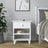 Wooden bedside table 1S N02 Scandi white