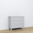 Wooden chest of drawers 3S 105 Scandi grey