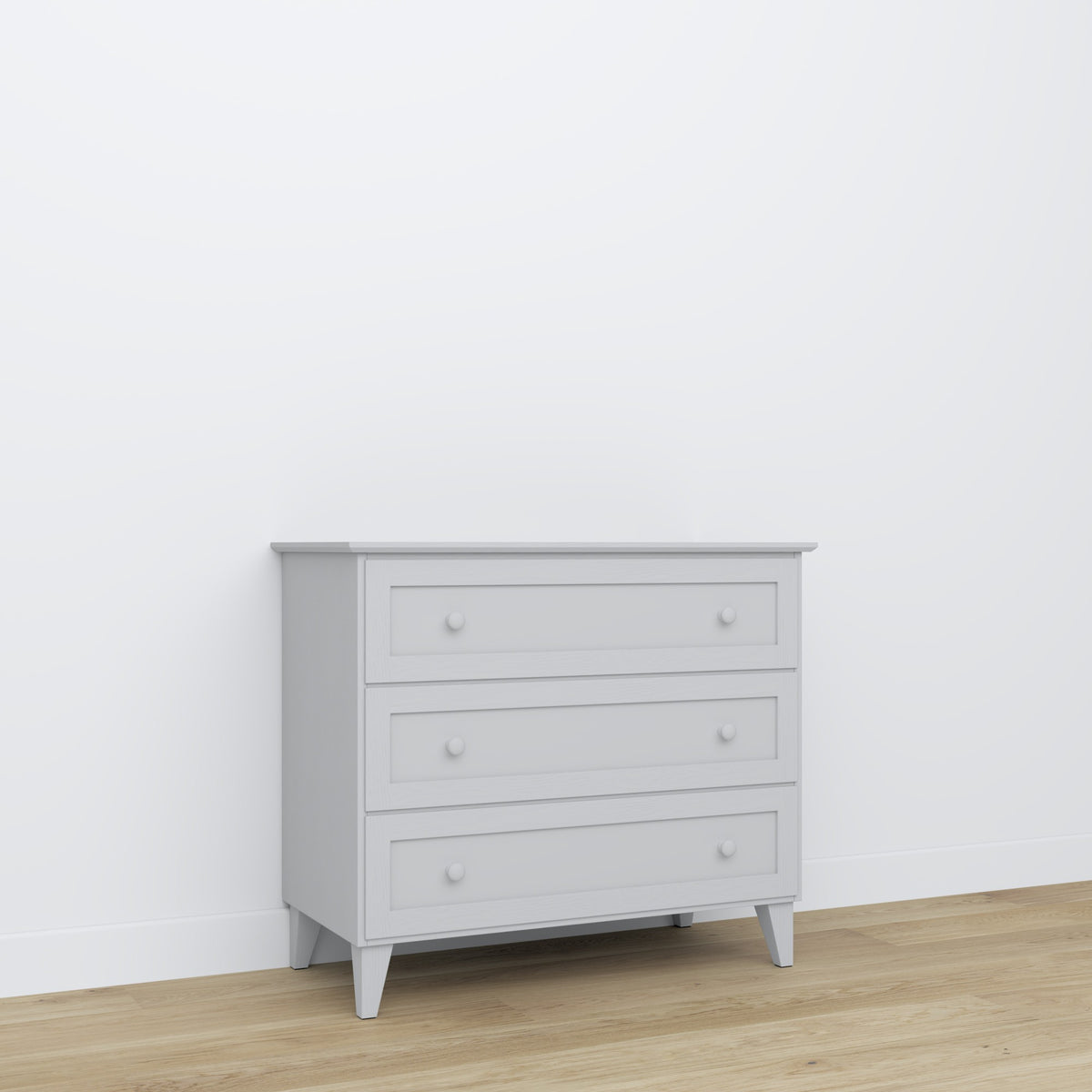 Wooden chest of drawers 3S 105 Scandi grey
