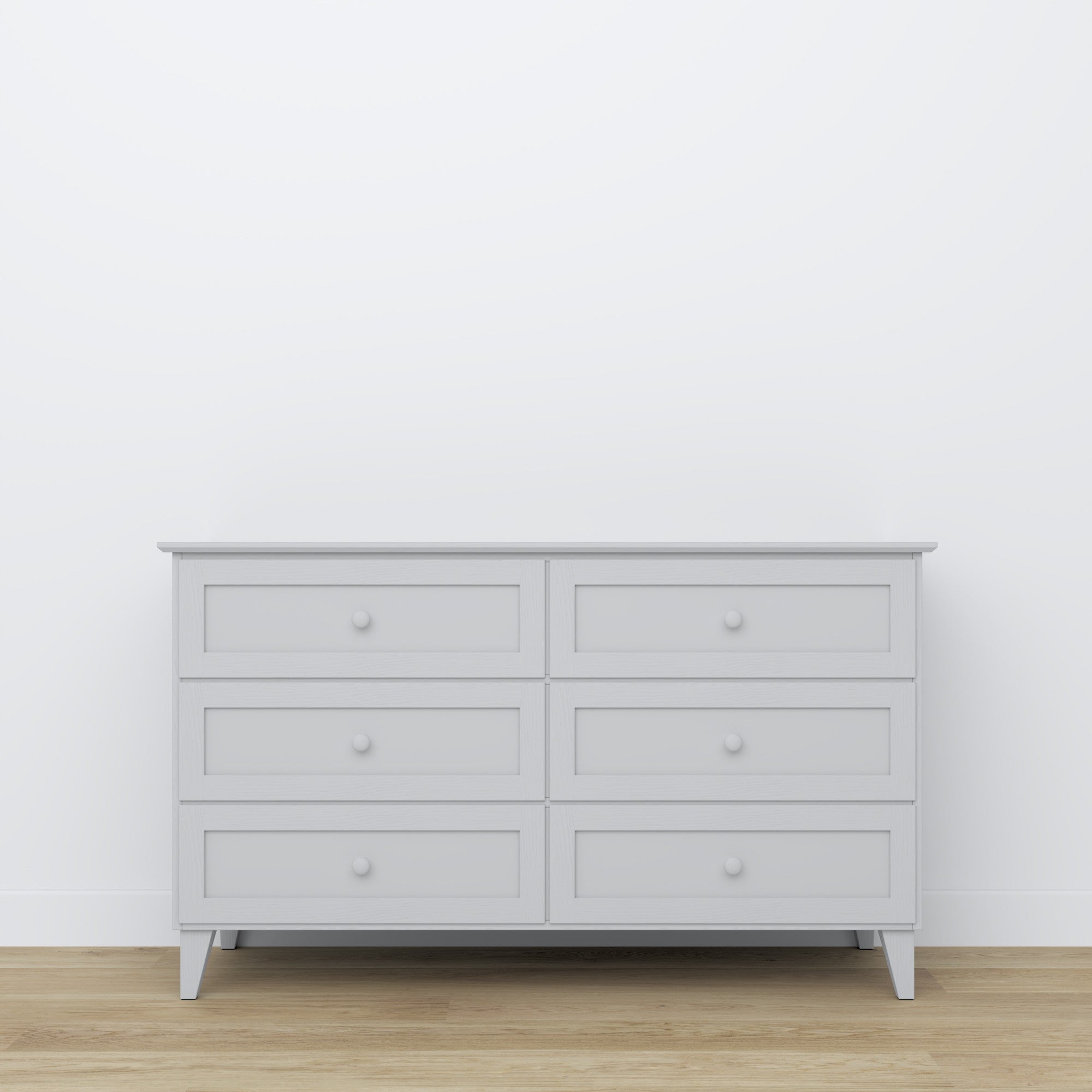 Wooden chest of drawers 6S 154 Scandi grey