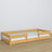 Wooden low bed N01 natural pine