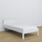 Biela drevená jednolôžková posteľ - detaily spojov a dreva, Nizio Home