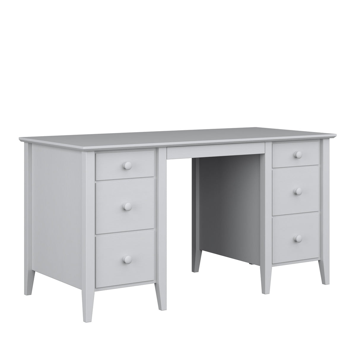 Wooden desk 6S Scandi grey