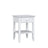 Wooden bedside table 1S N01 Scandi white