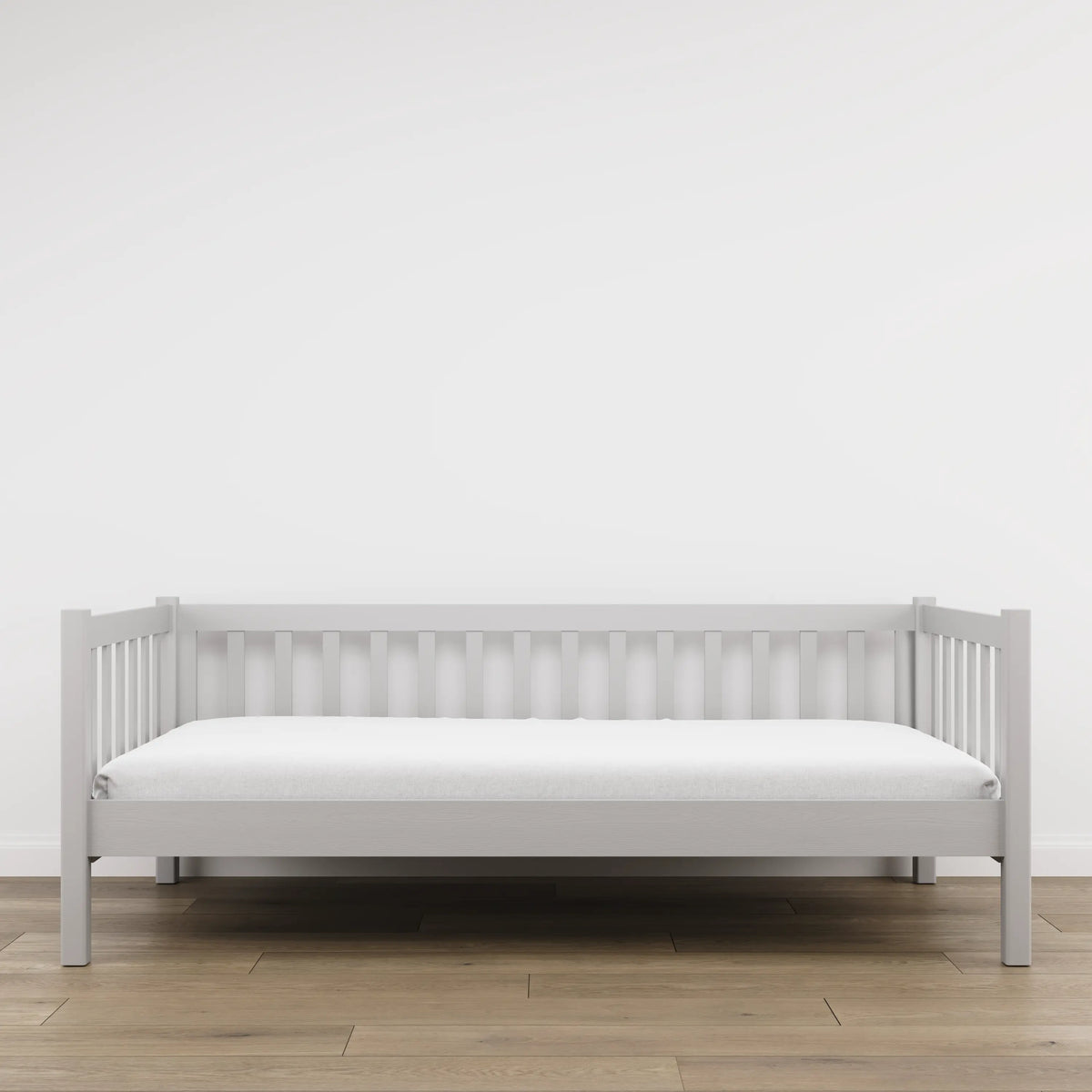 Łóżko sofa N03 popielaty – dodatkowy widok, lite drewno sosnowe
