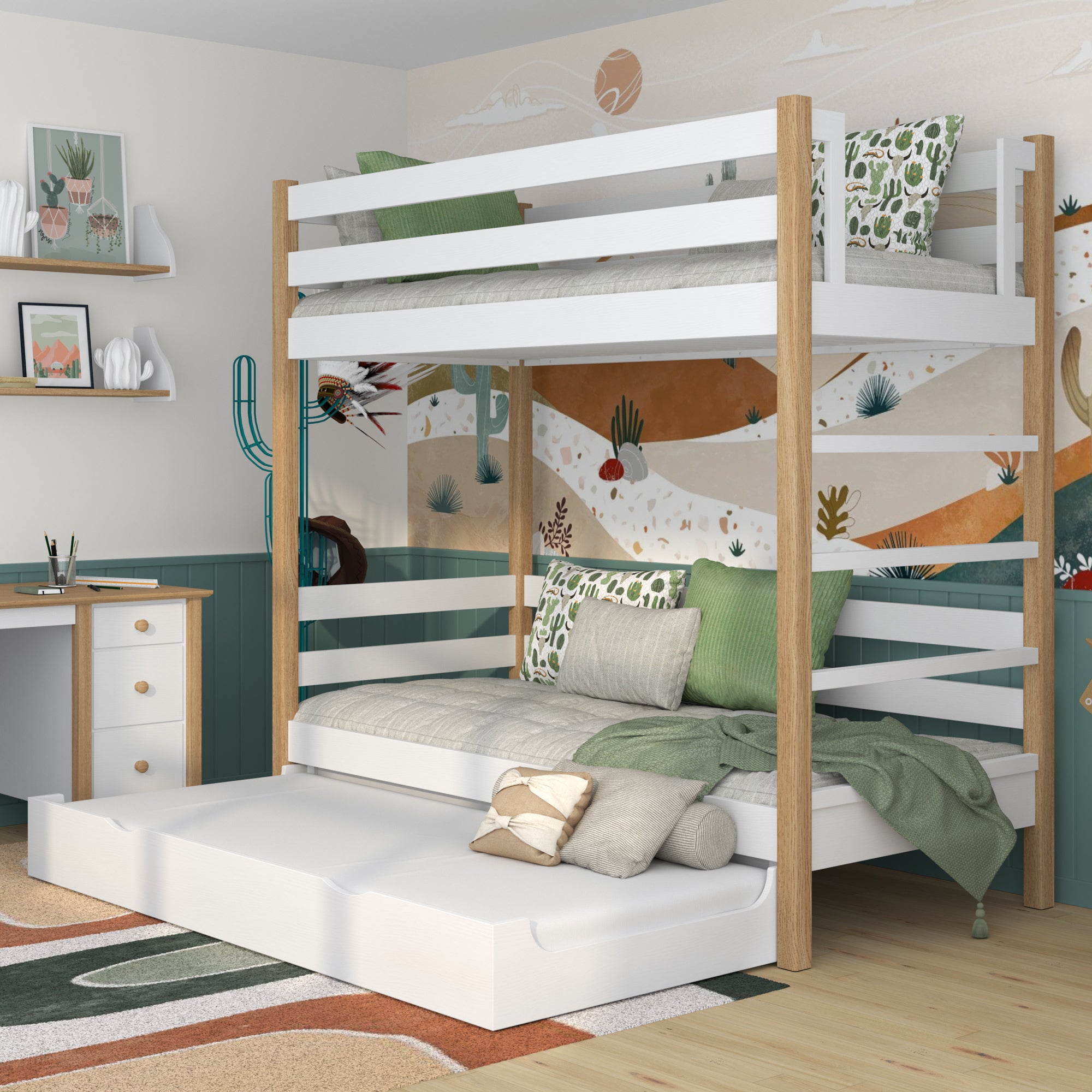 Nizio Home pine slatted base – for bunk beds and loft beds