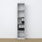 Wooden shelf N01 grey