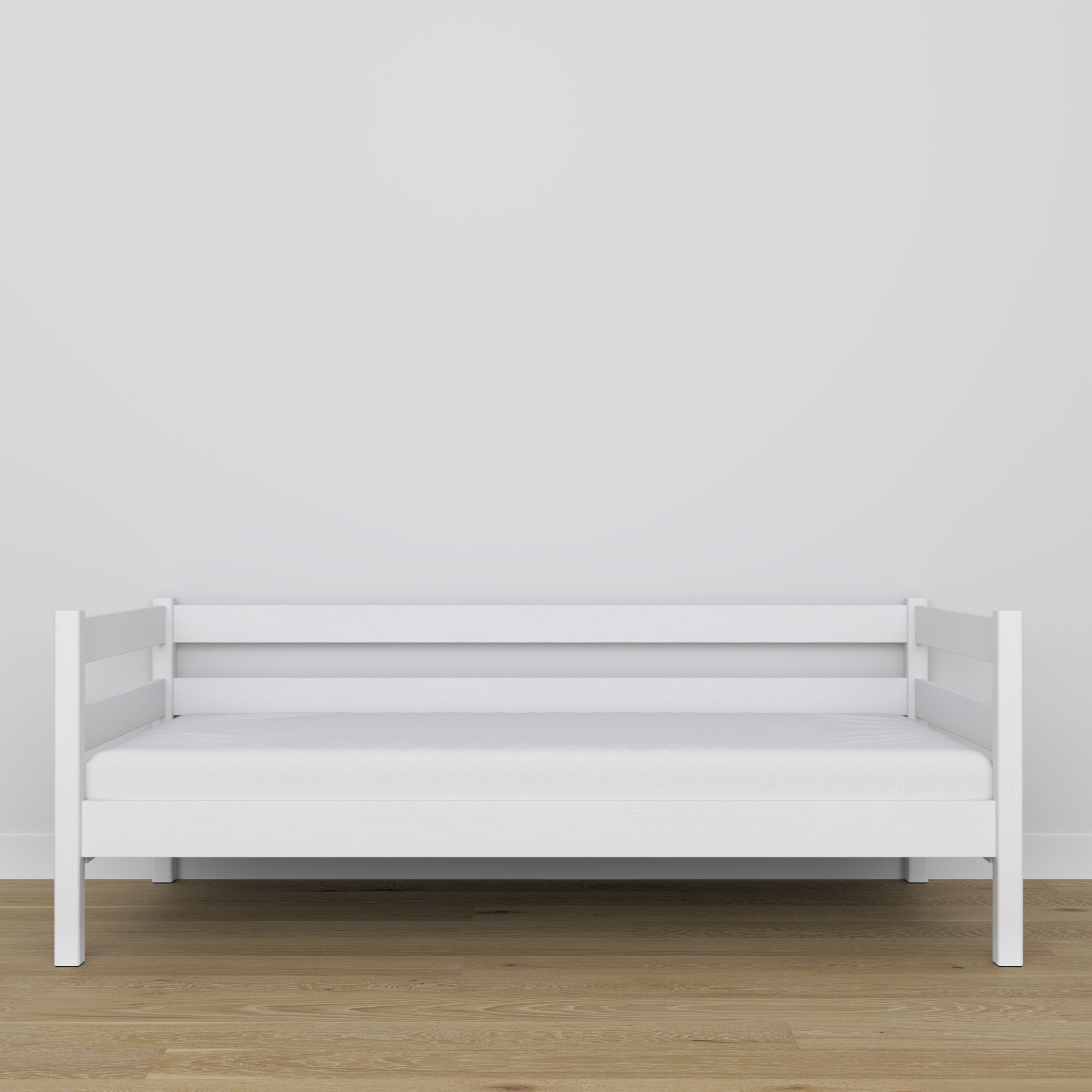 Łóżko sofa N01 biały – dodatkowy widok, ekologiczne drewno