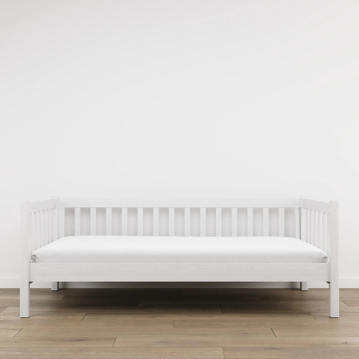 Łóżko sofa N03 biały – dodatkowy widok, lite drewno sosnowe