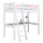 Loft Bed with Desk N03 Wooden in Custom RAL/NCS Color – Solid Wood, Nizio