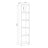 Wooden shelf N01 grey