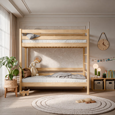 Oak bunk bed N03 oak natural