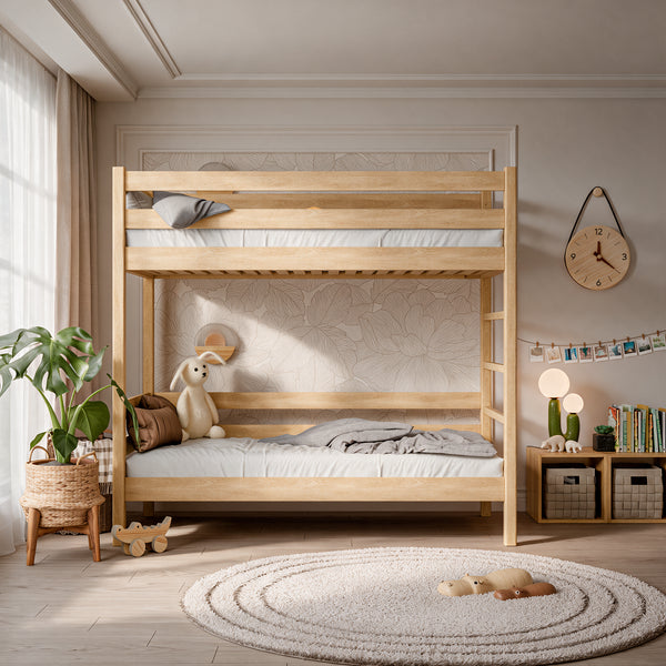 Oak bunk bed N03 oak natural