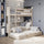 Oak Bunk Bed with Mattress Drawer Bleached Oak – Scandi Children’s Room