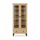 Oak display cabinet 1S 90 Scandi oak natural / black